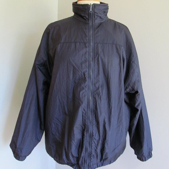 Jennifer Moore Fleece Windbreaker Reversible Jacke - Picture 6 of 8